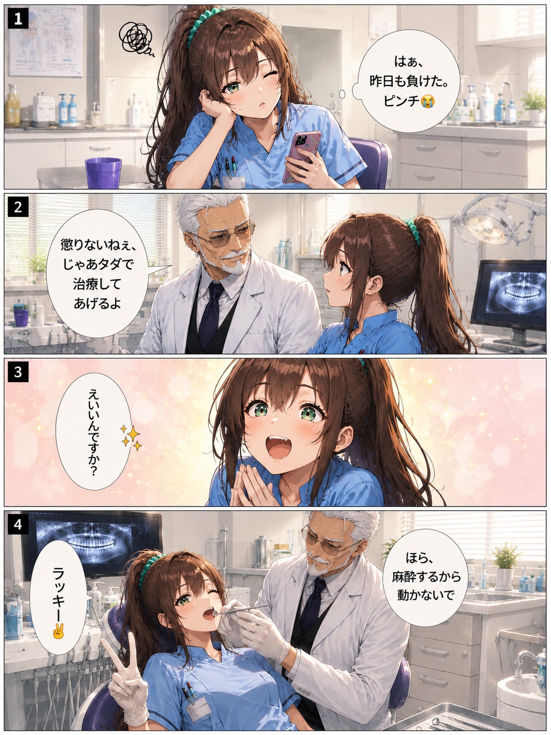 ちちぷいマンガ祭企画のR-18ver「院長の企み」