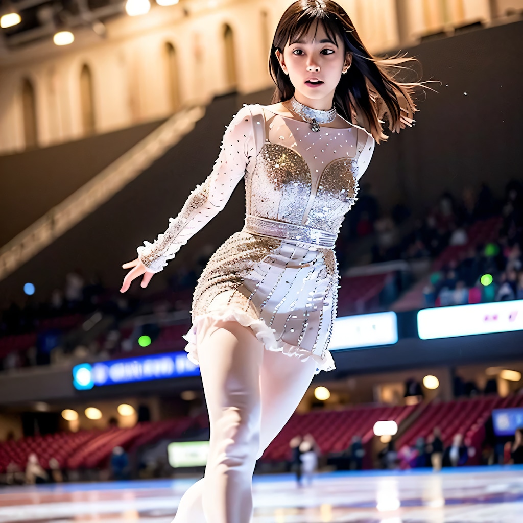 黒髪ロングでフィギュアの美女４６