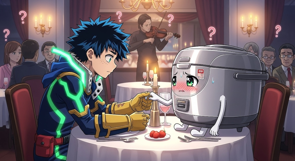 特撮ヒーローと炊飯器が意気投合したら
