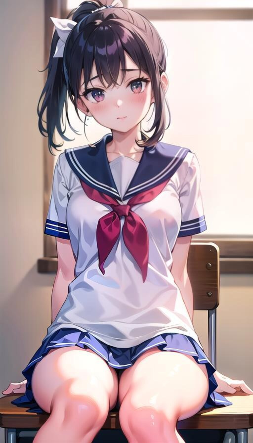 ポニーテール女子高生