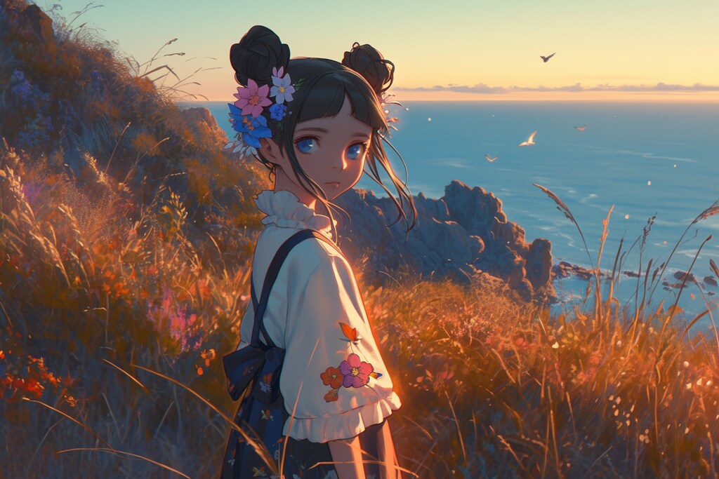 夕暮れのおだんごちゃん🍡✨229