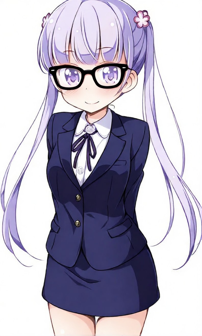 涼風青葉 眼鏡 | の人気AIイラスト・グラビア