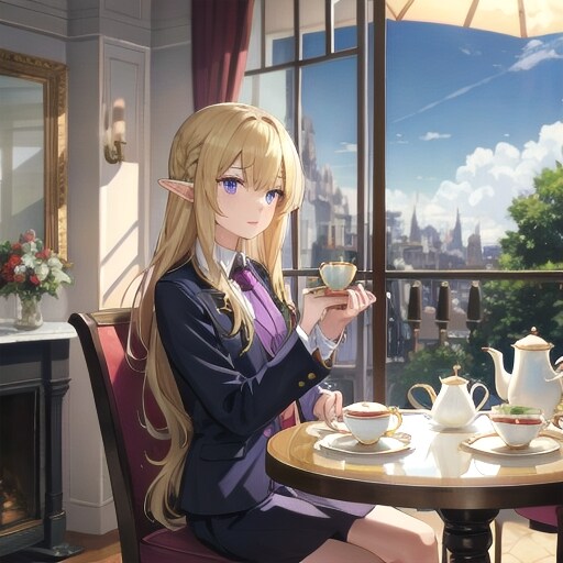 エルフ村の上級貴族