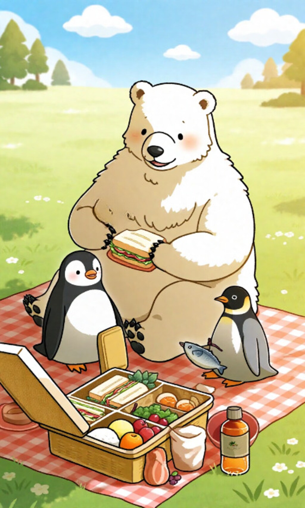 ペンギンさんたちとピクニック