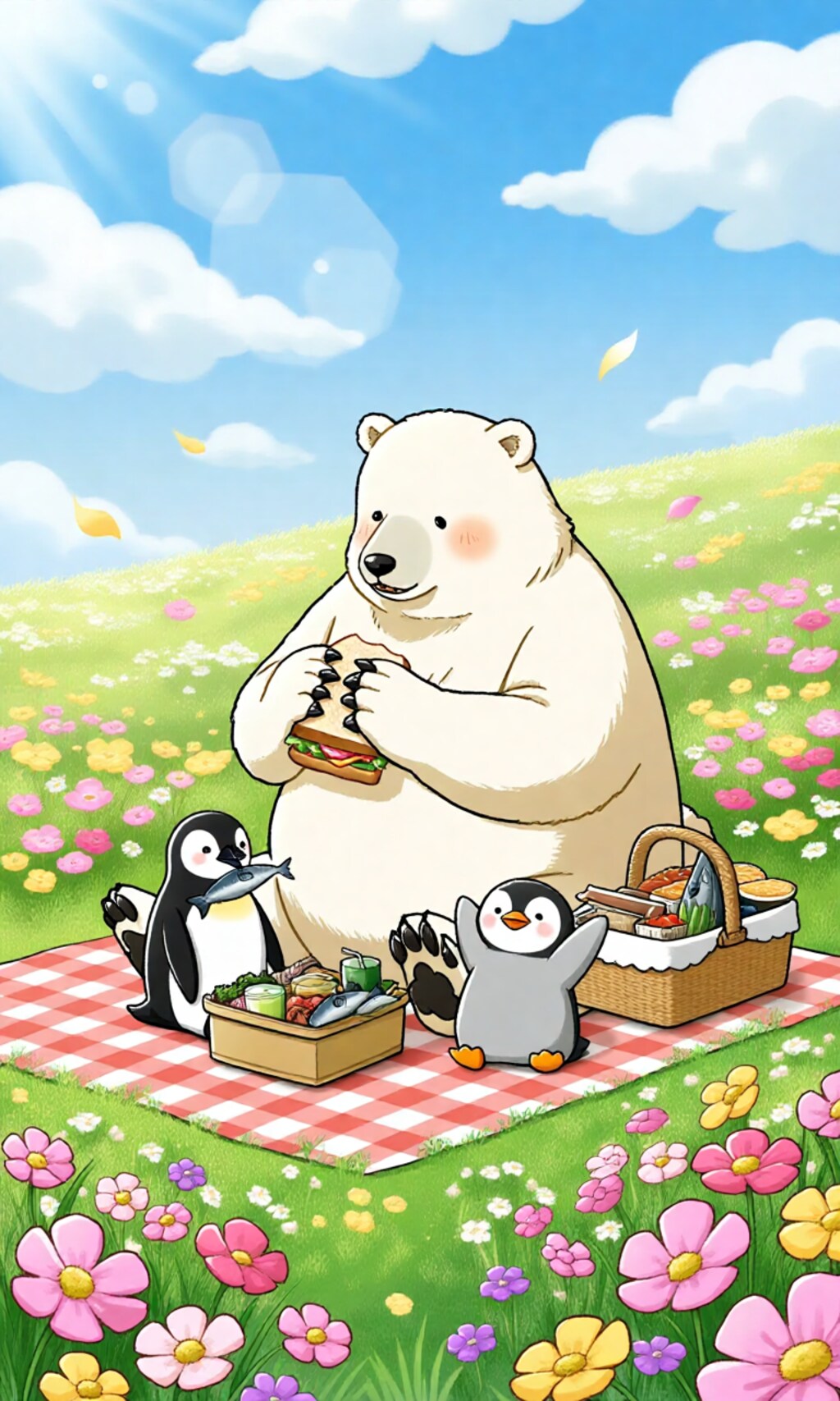 ペンギンさんたちとピクニック