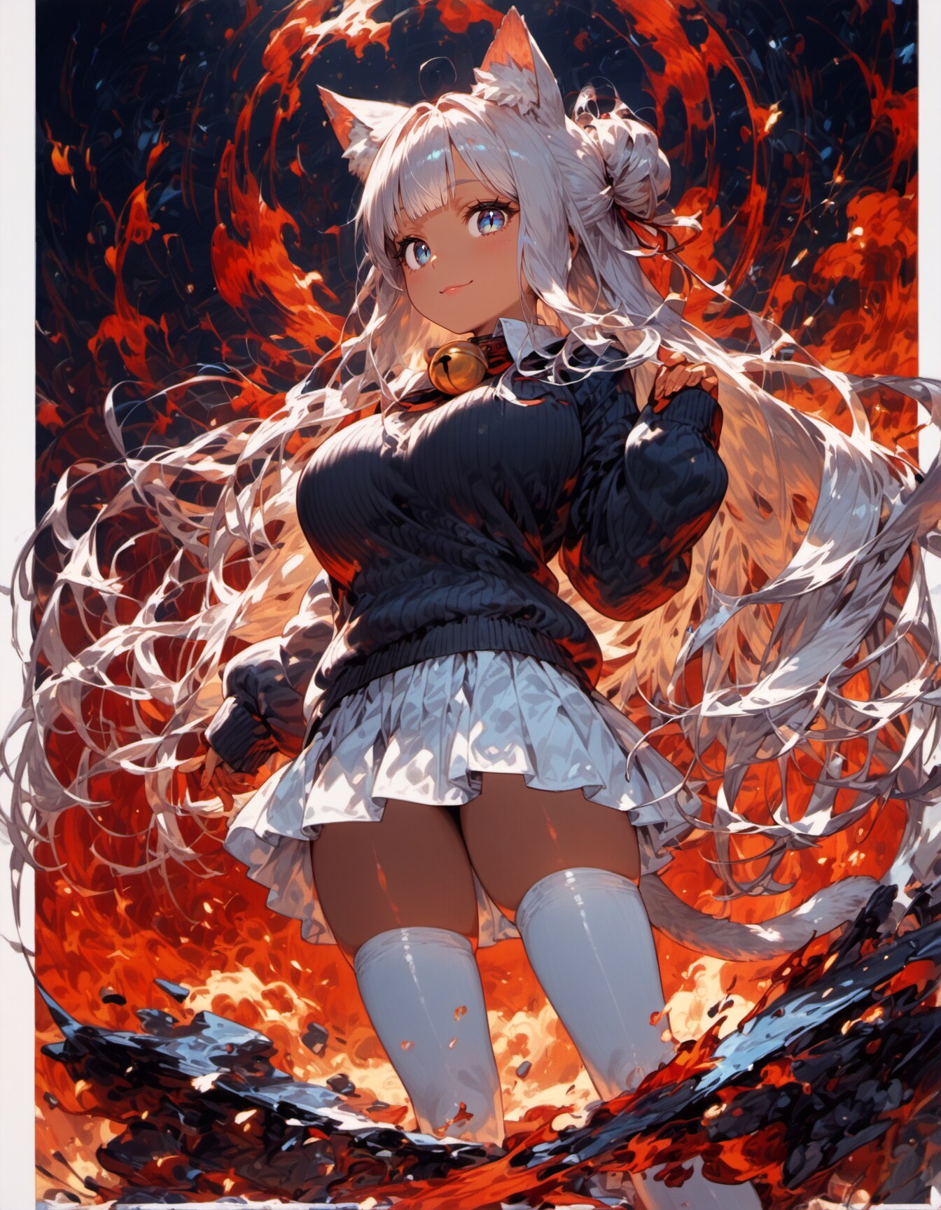 Red and White | の人気AIイラスト・グラビア