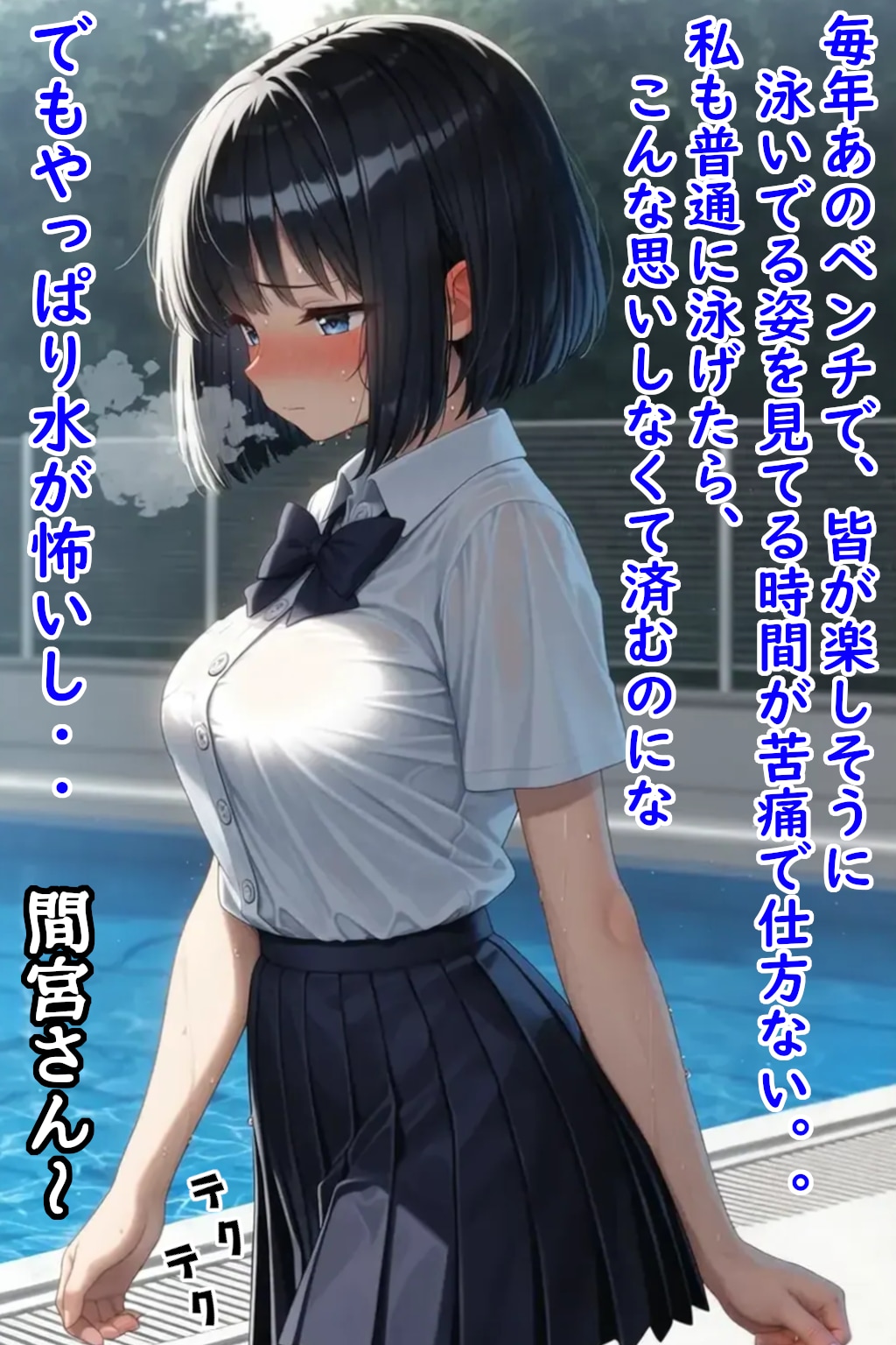 巨乳J〇は水泳部のオヤジ顧問にセクハラされる②