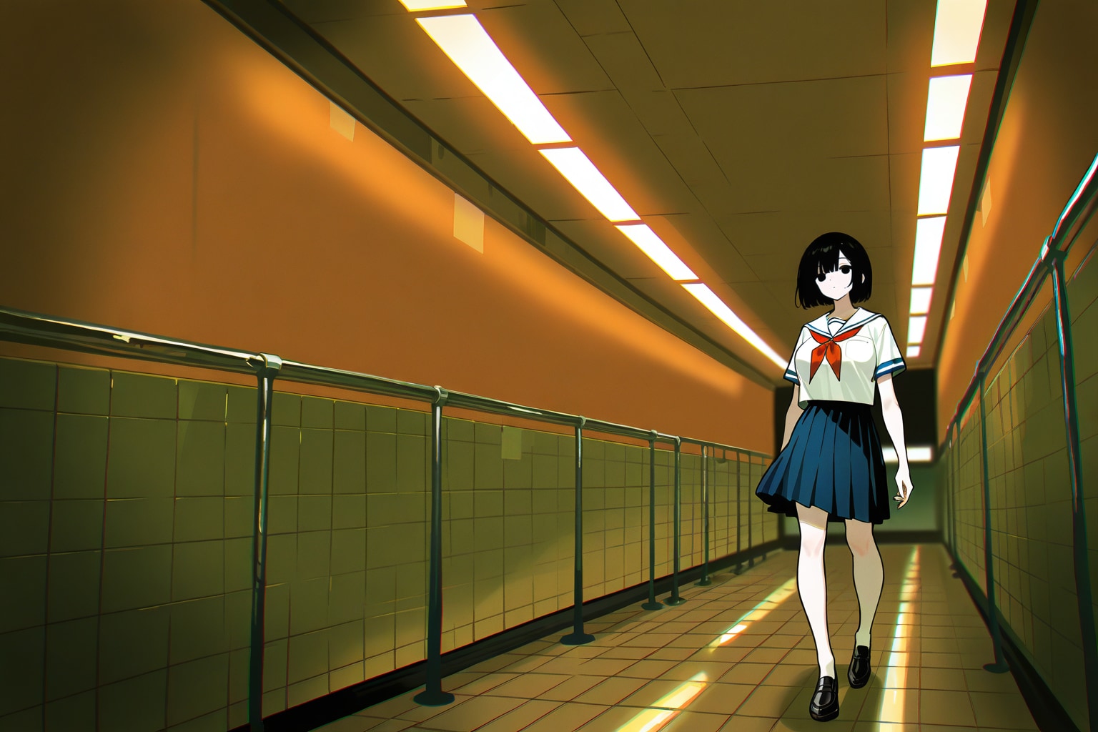 Empty Hallway | の人気AIイラスト・グラビア