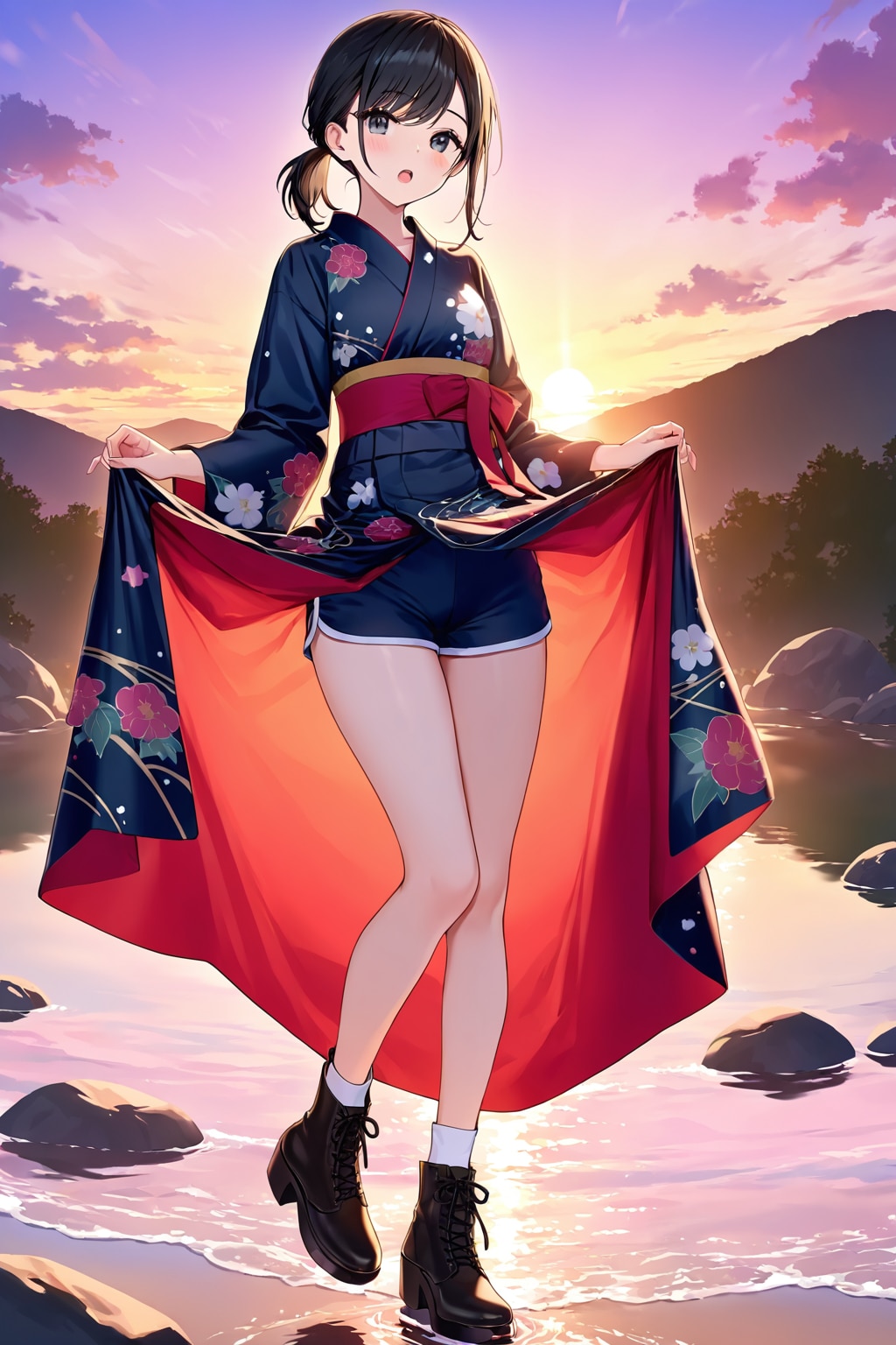 Aine-chan Yukata tease