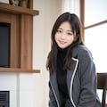 暖炉のある部屋の女性 4 11枚目