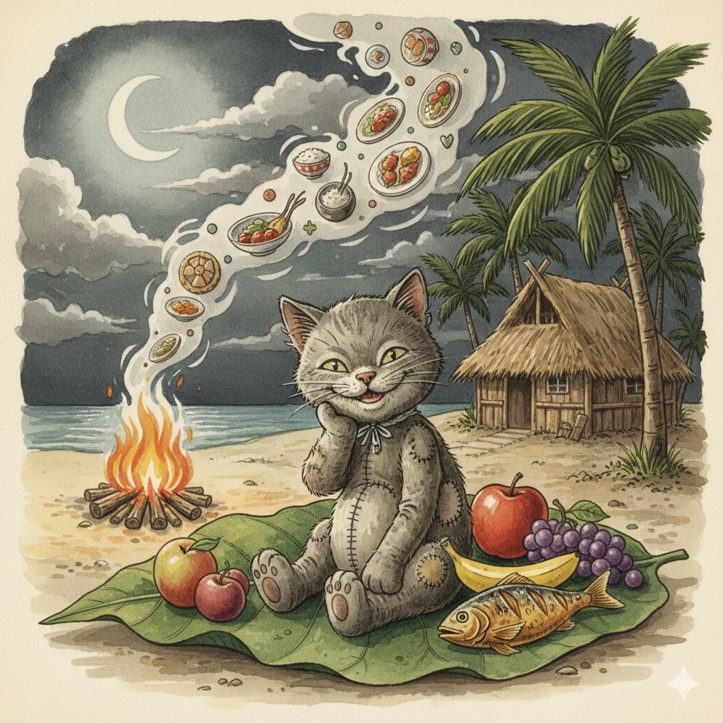 小説『無人島サバイバルにゃ猫人形Part2』【ニャンノ世界】