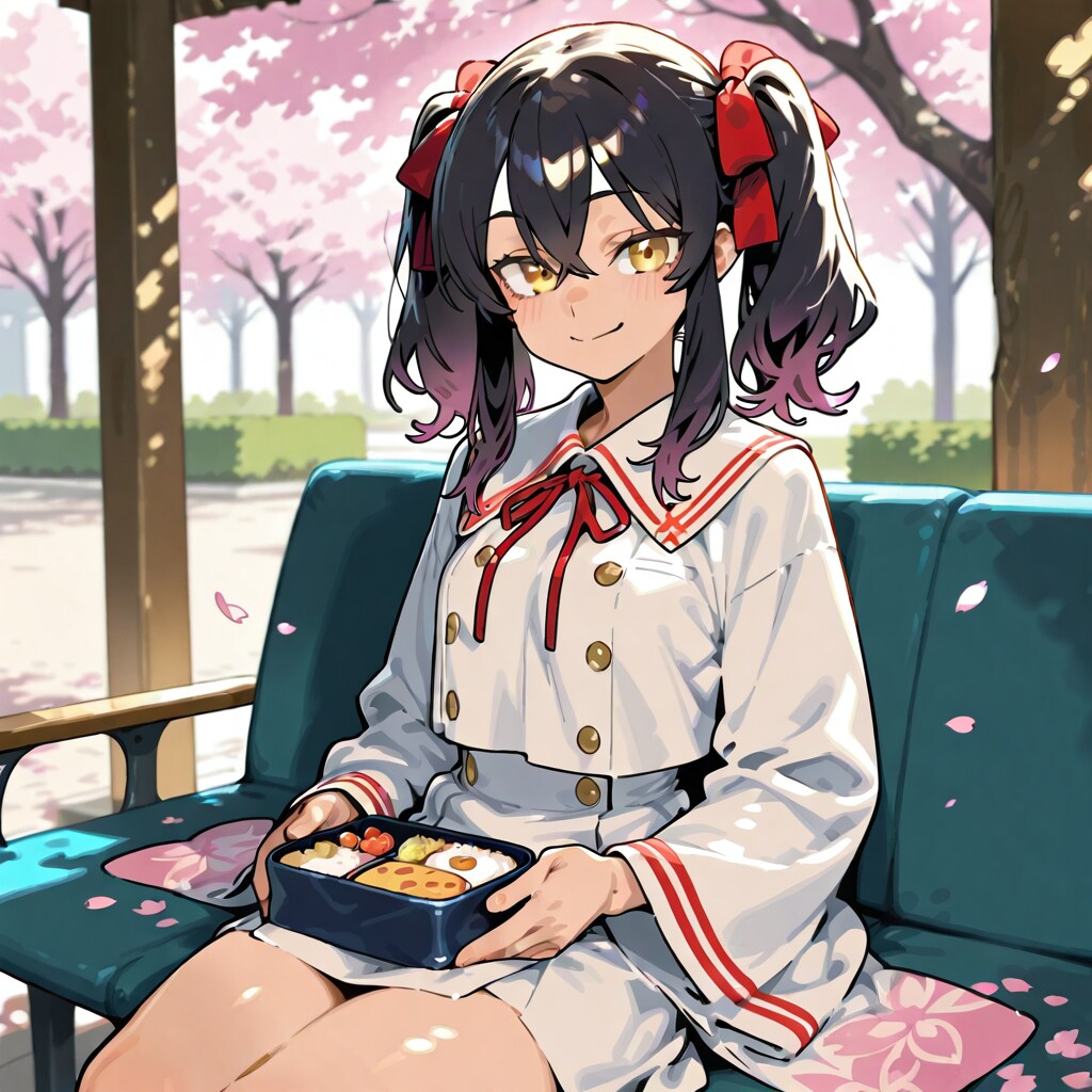 きぐるみでお花見（モデル: DAISY）