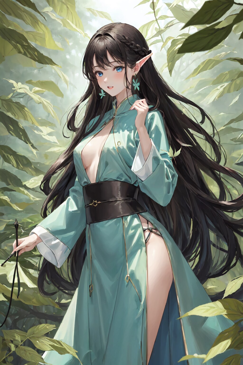 森の中のエルフ