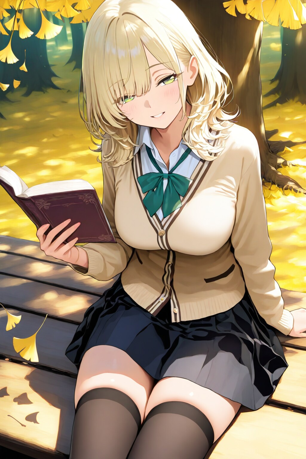 木洩れ日の中で