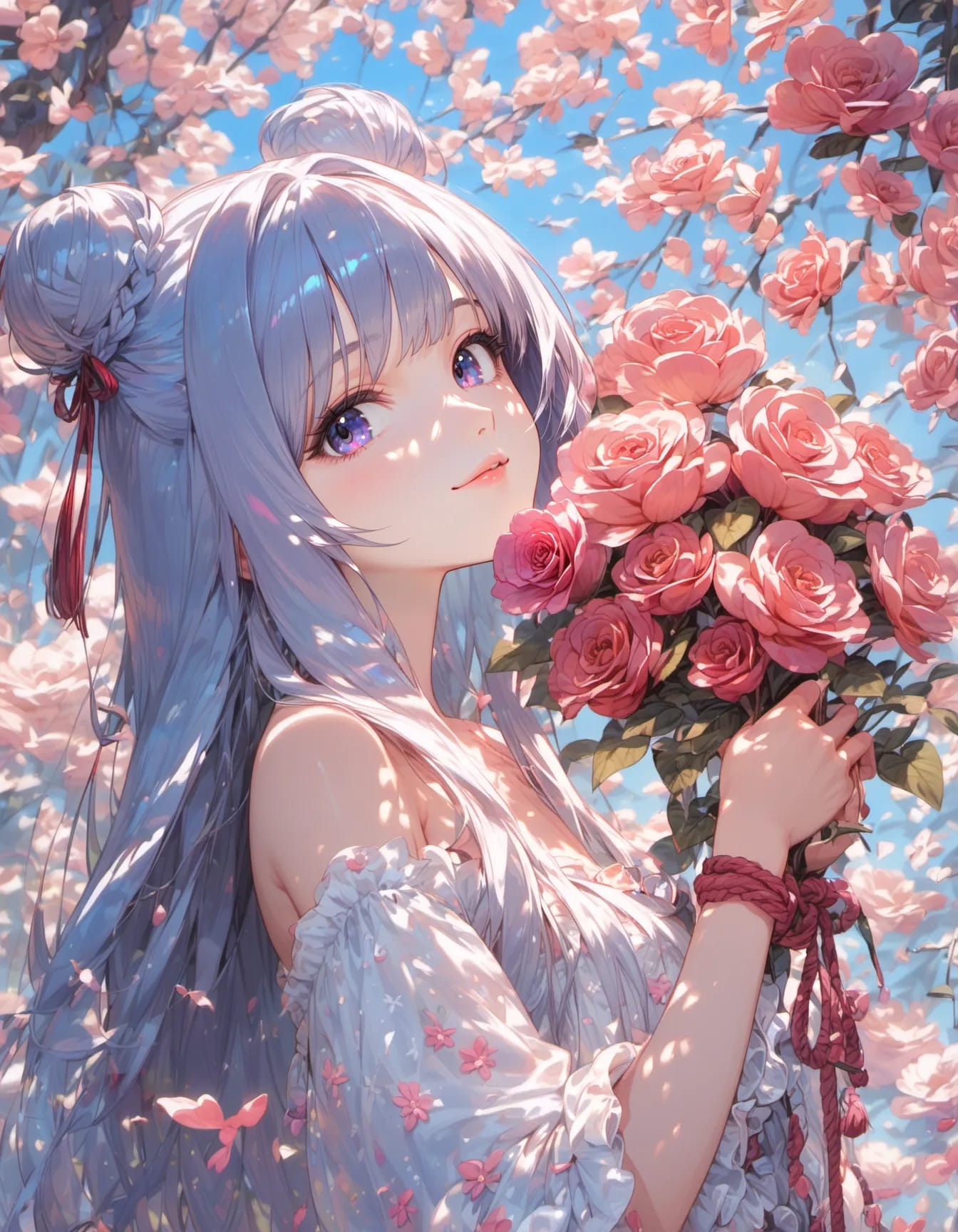 Rose Garden Seraph | の人気AIイラスト・グラビア