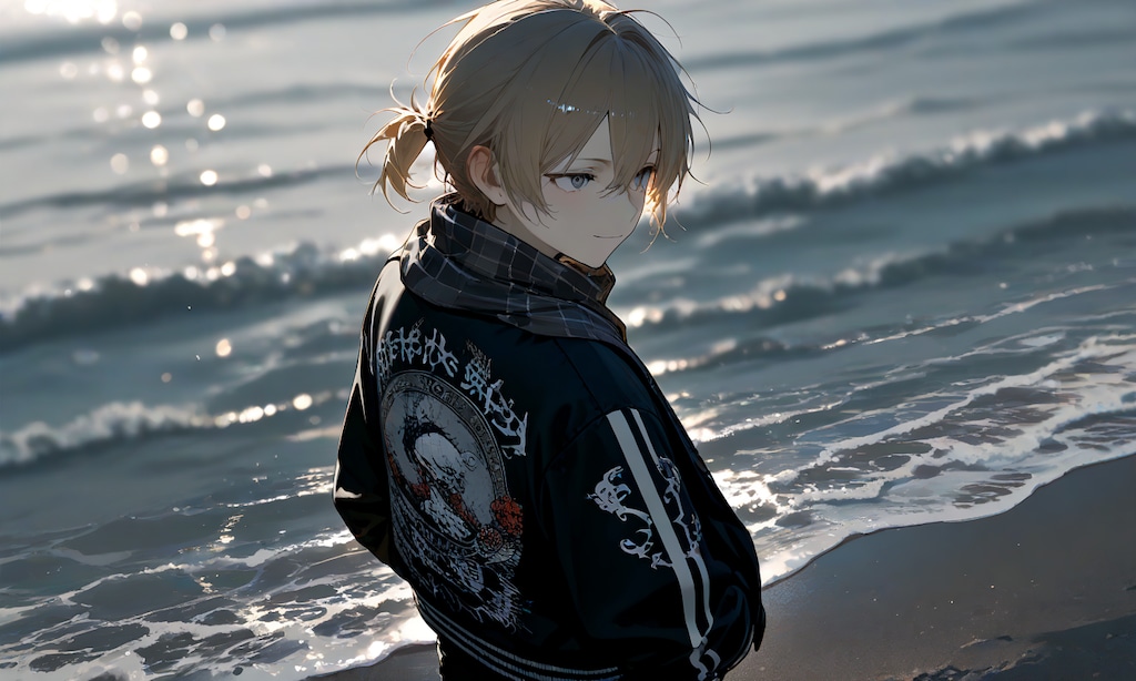 冬の海とメス男子くん②