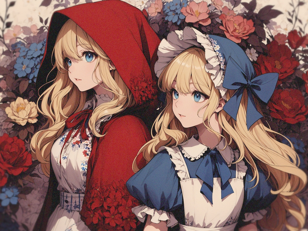 Little Red Riding Hood and Alice