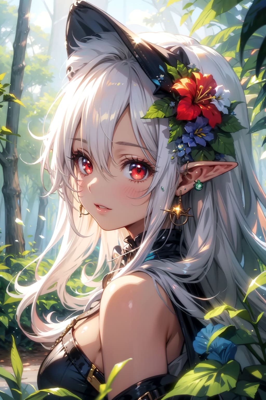 美少女ダークエルフ