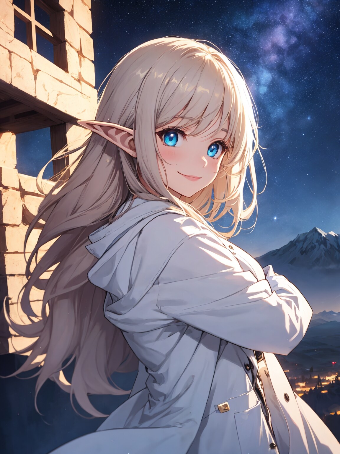 ここから見る夜景は絶景なんだよ♪
