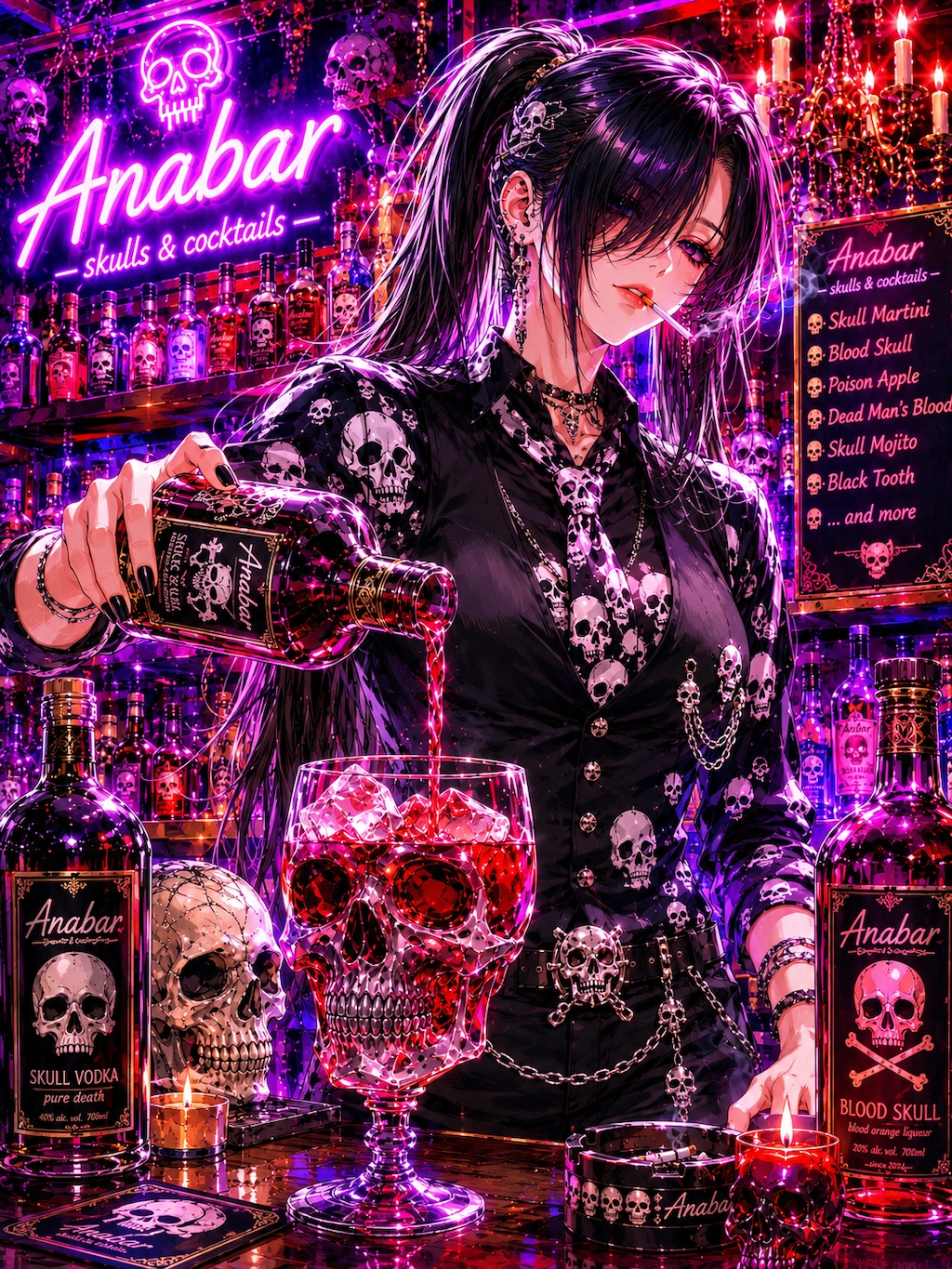 舞う金箔🚬🍺🥛