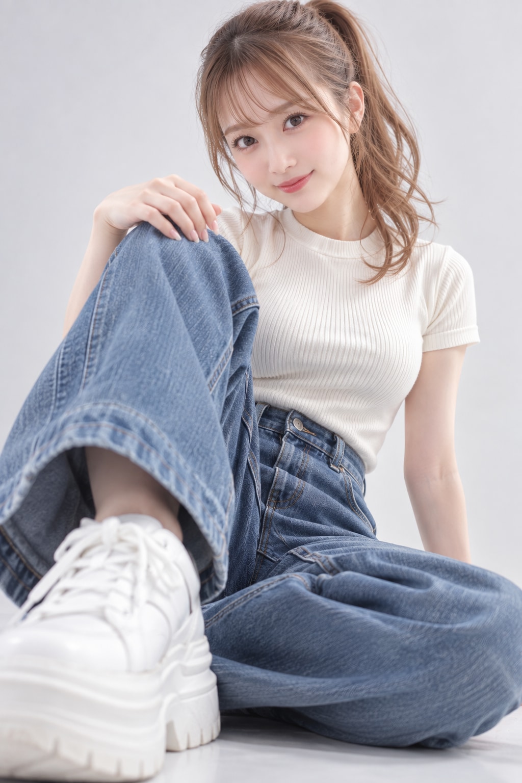 ポートレート練習（デニム）