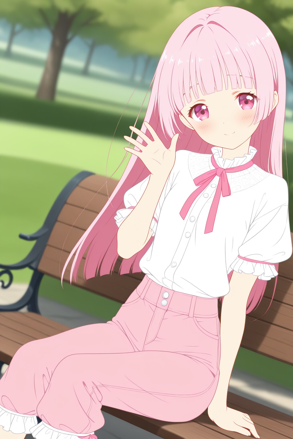 OPALちゃんもパンツスタイル