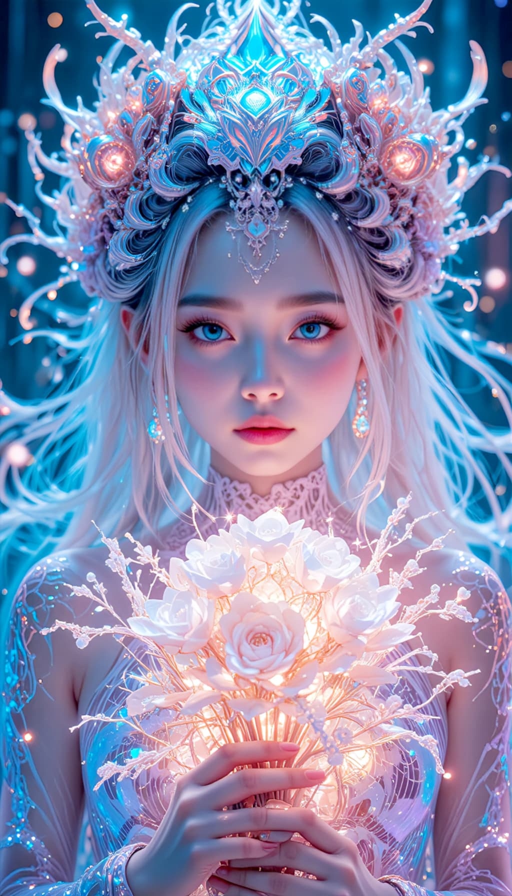 花を贈る君