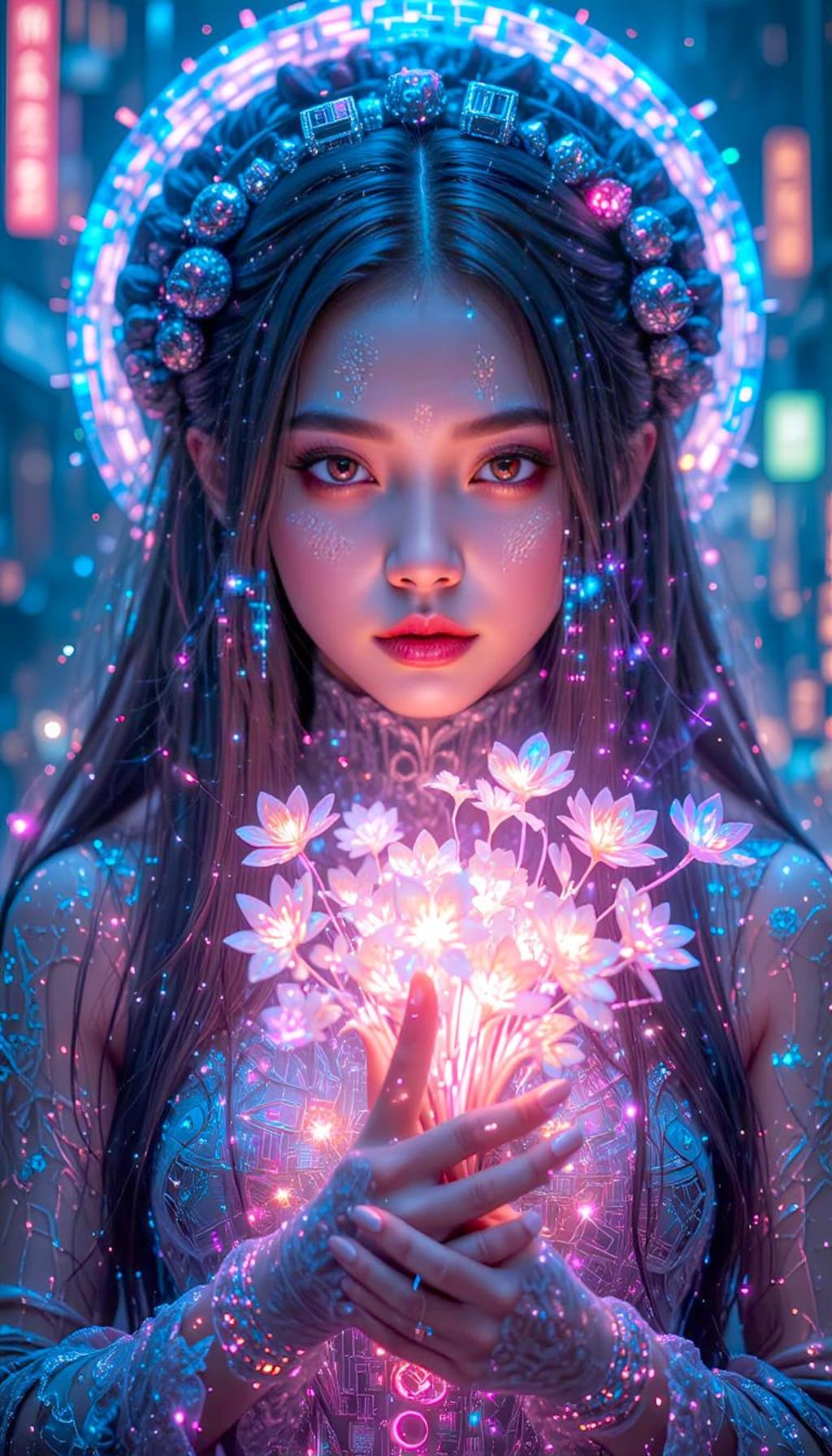 花を贈る君