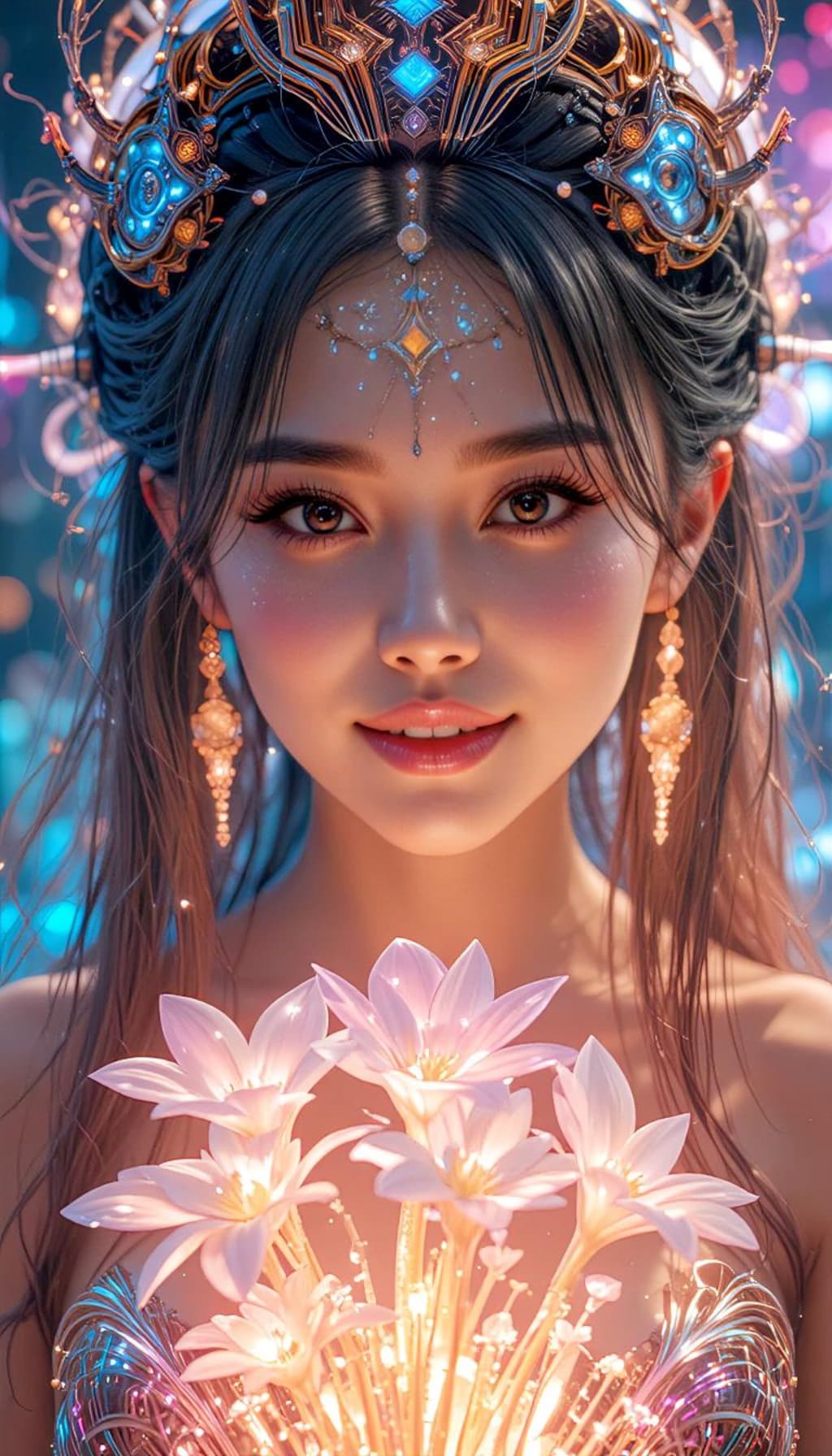花を贈る君