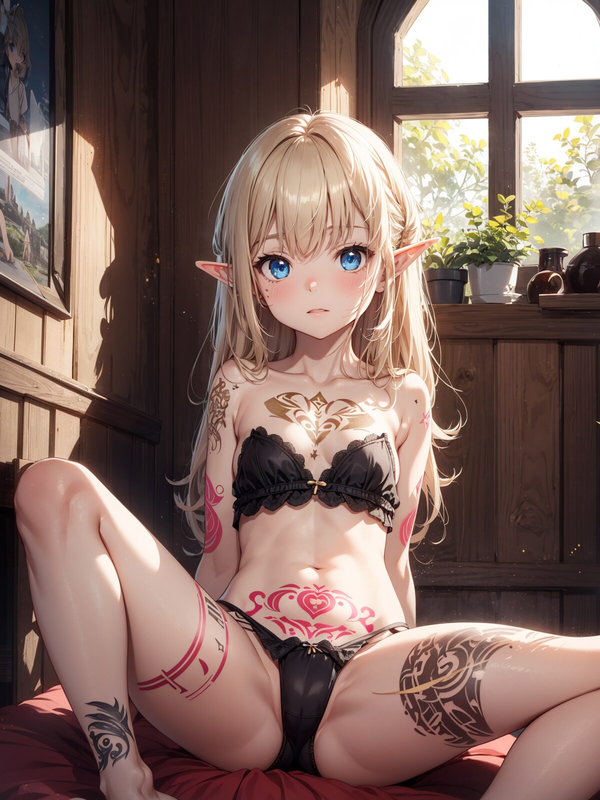 ん？儂もやるのか――って、なんじゃ！？がっつくな！！あ…っ！やめっ……ぁ♡