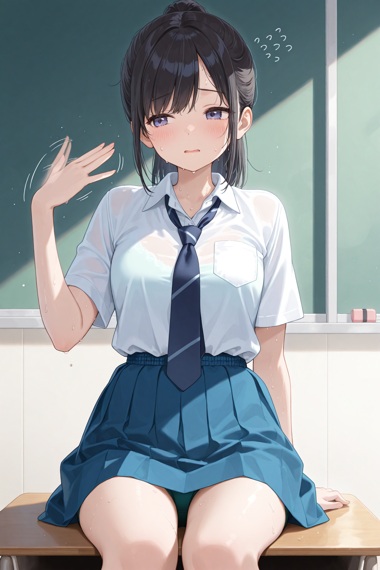 あつーい、、ん？見えてる？だから？