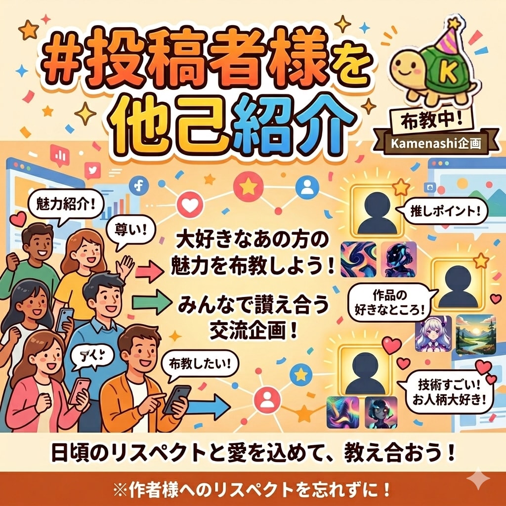 #投稿者様を他己紹介 開始！！！