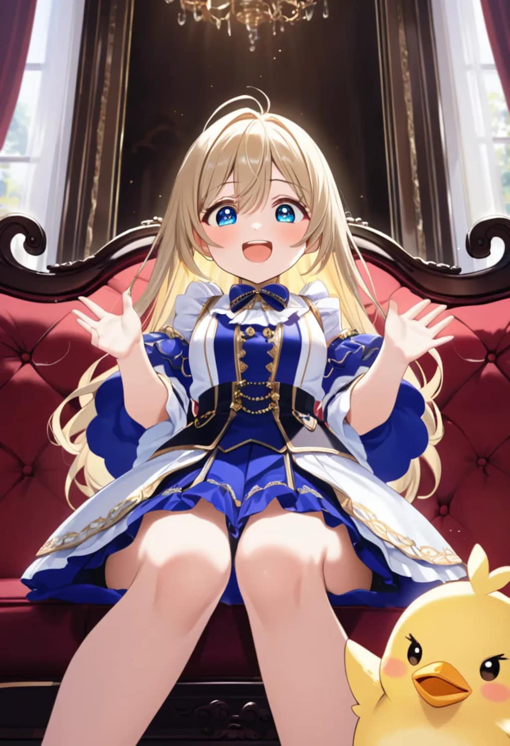 頑張るひよこさん