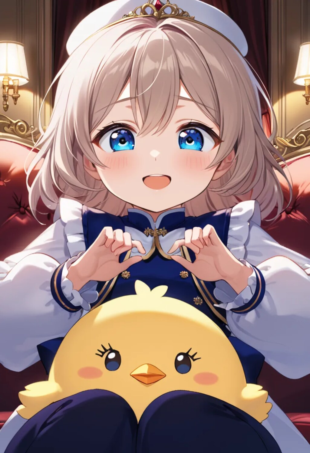 頑張るひよこさん