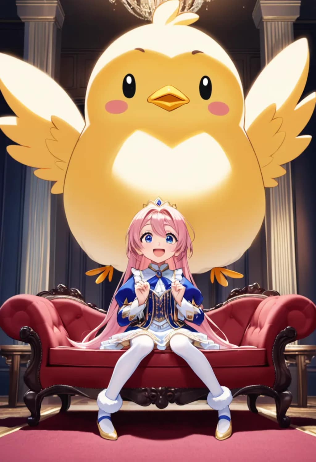 頑張るひよこさん