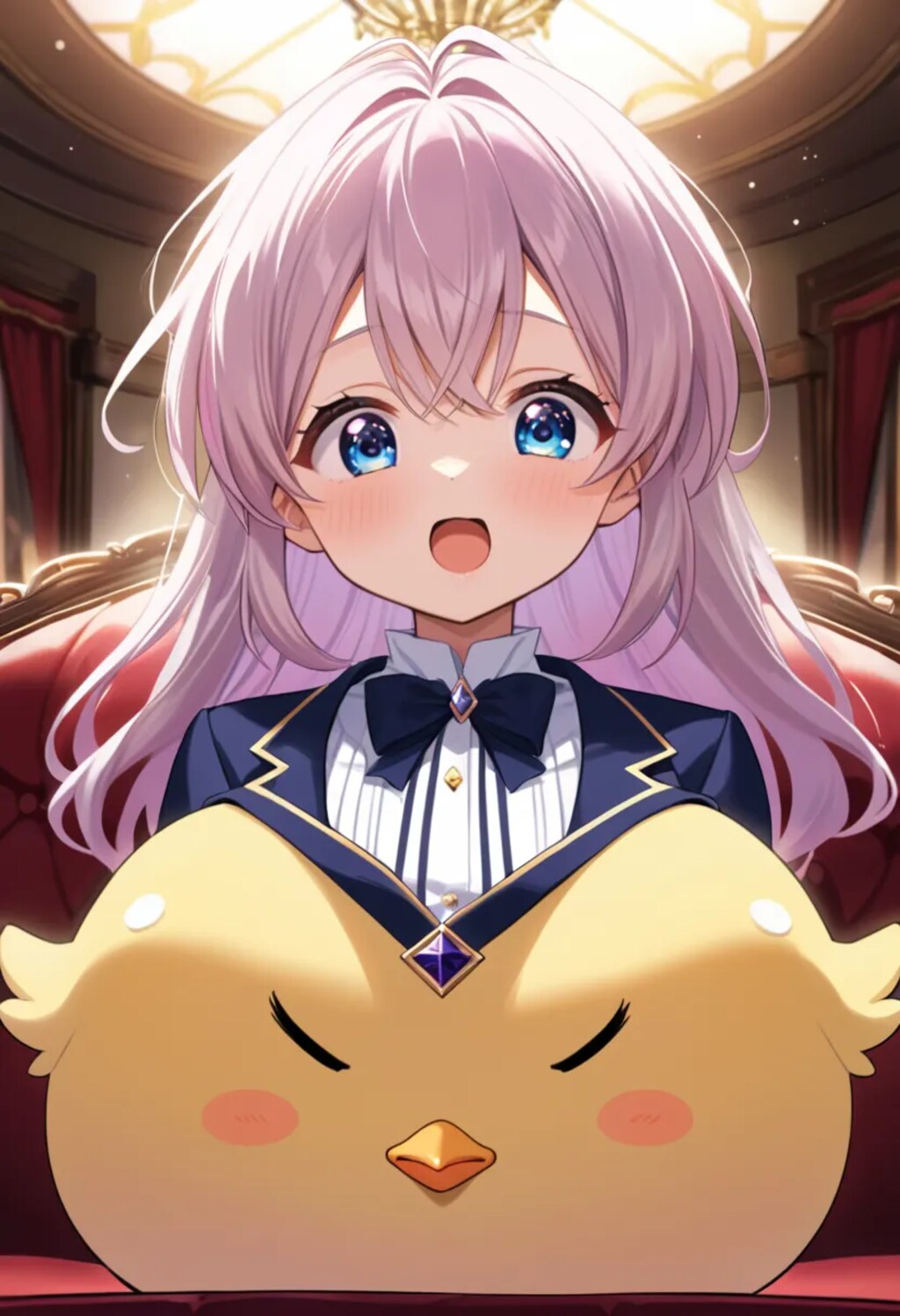 頑張るひよこさん