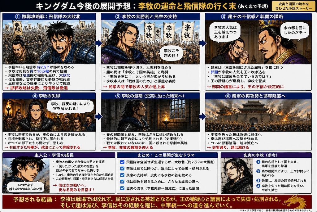 【李牧は勝つ。しかし滅ぶ。】 （ネタバレ注意）