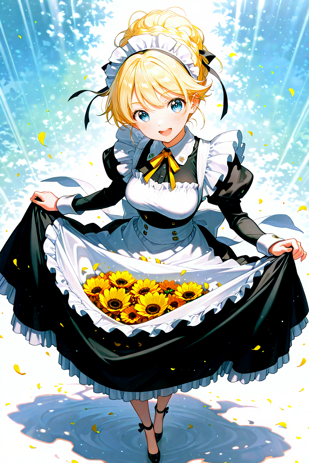 スカートの花籠