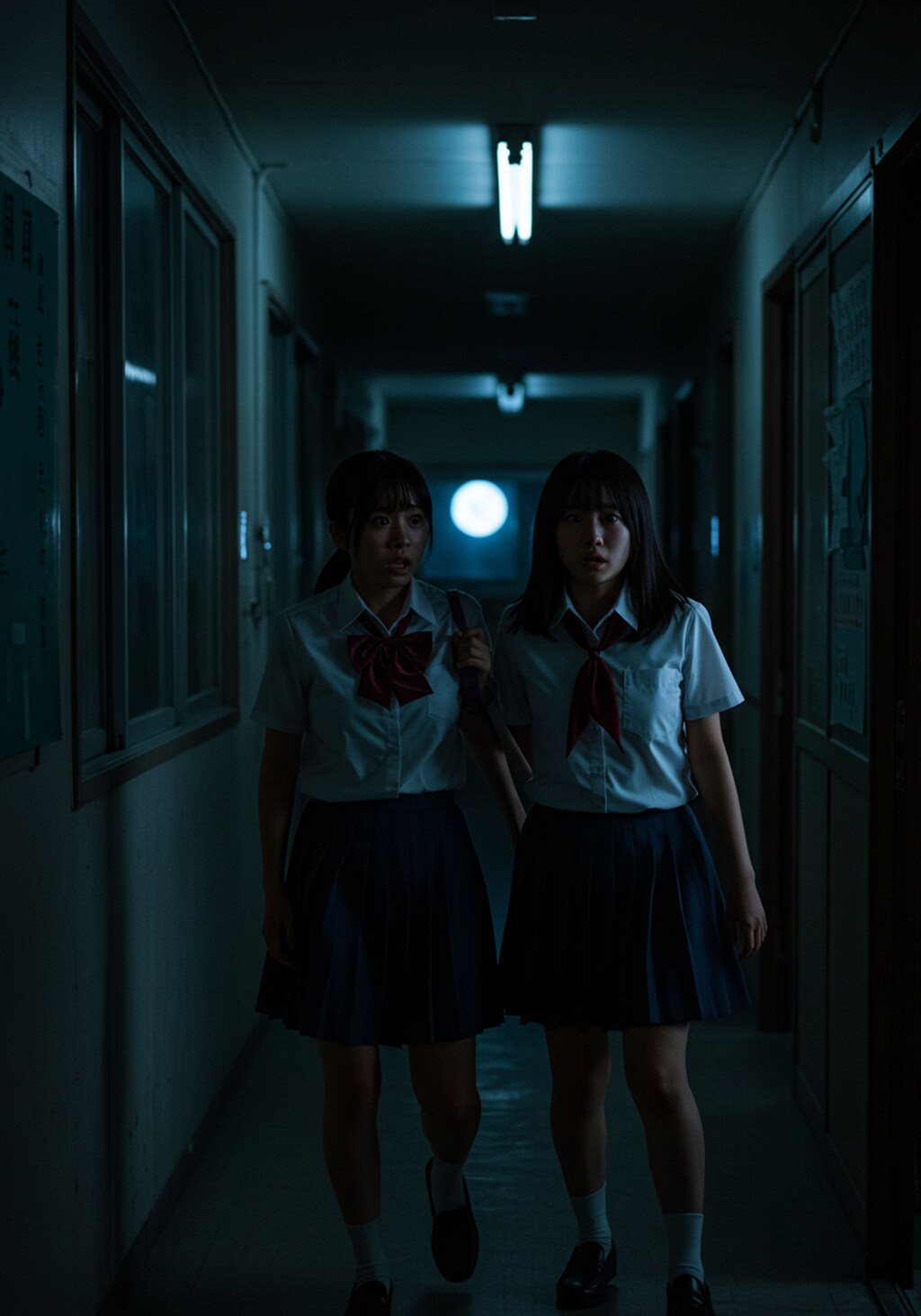 忘れ物を取りに来たけど、絶対何かいる！