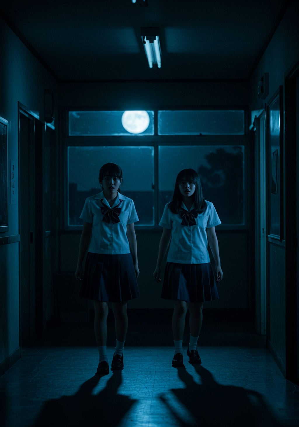 忘れ物を取りに来たけど、絶対何かいる！