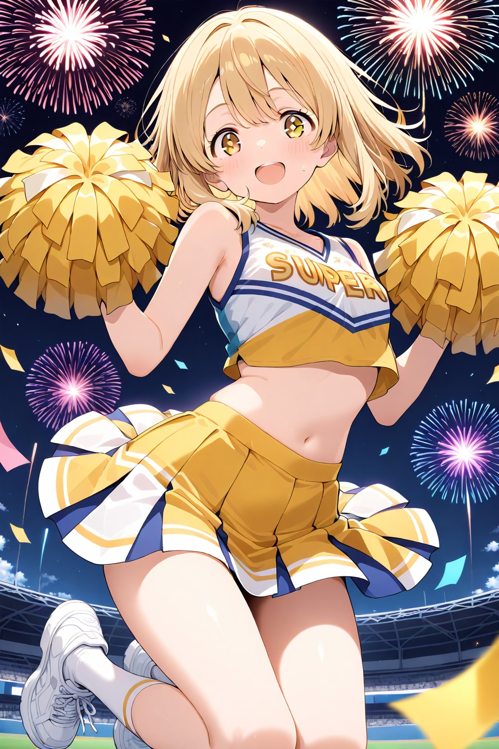 美少女チアガール | の人気AIイラスト・グラビア