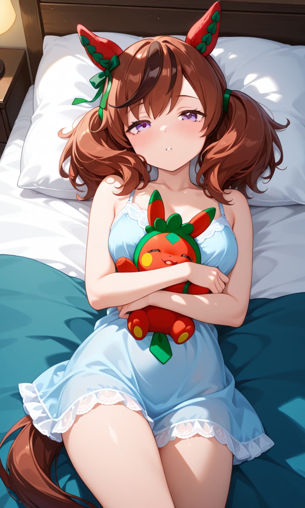 ぬいぐるみがないと寝れないネイチャさん