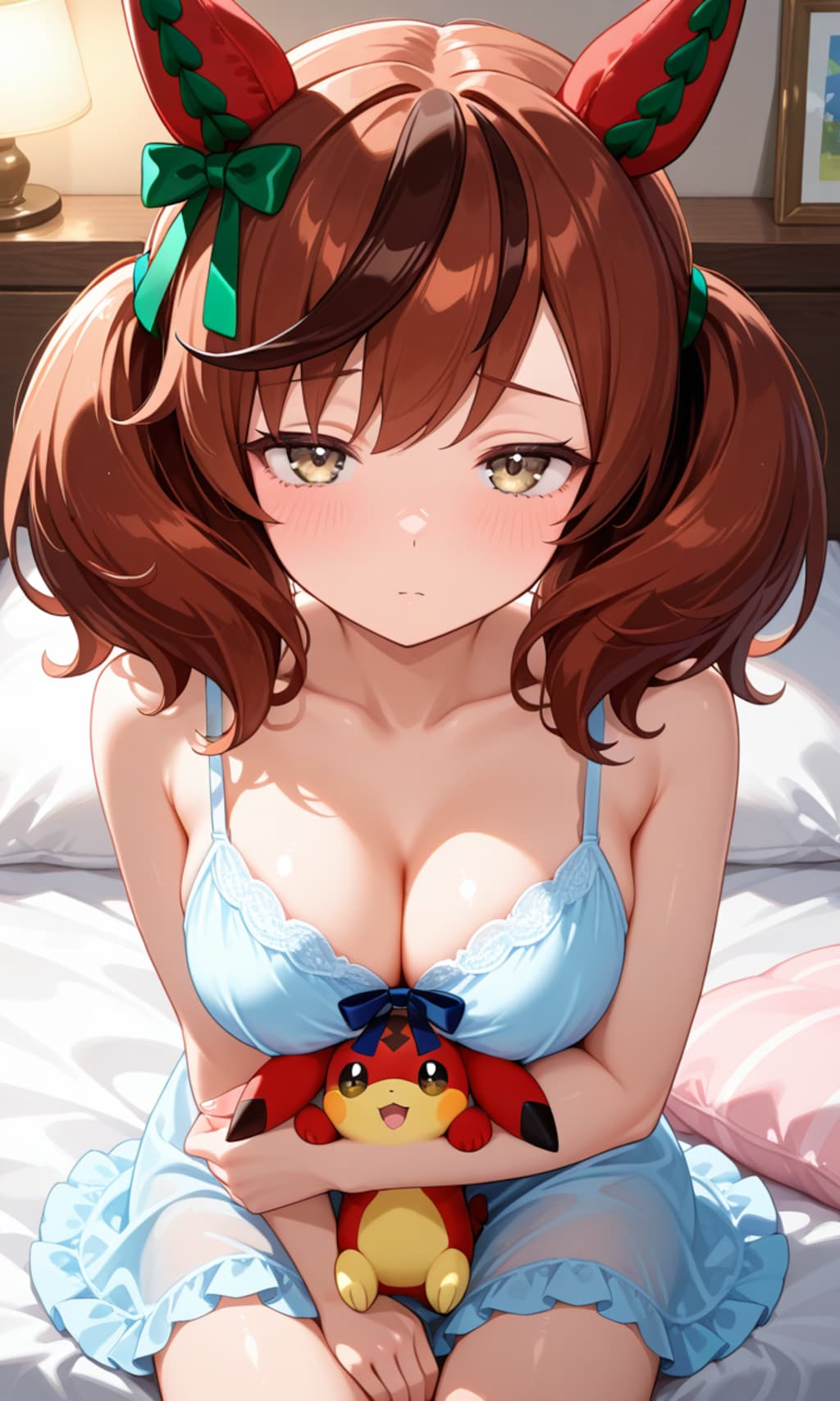 ぬいぐるみがないと寝れないネイチャさん