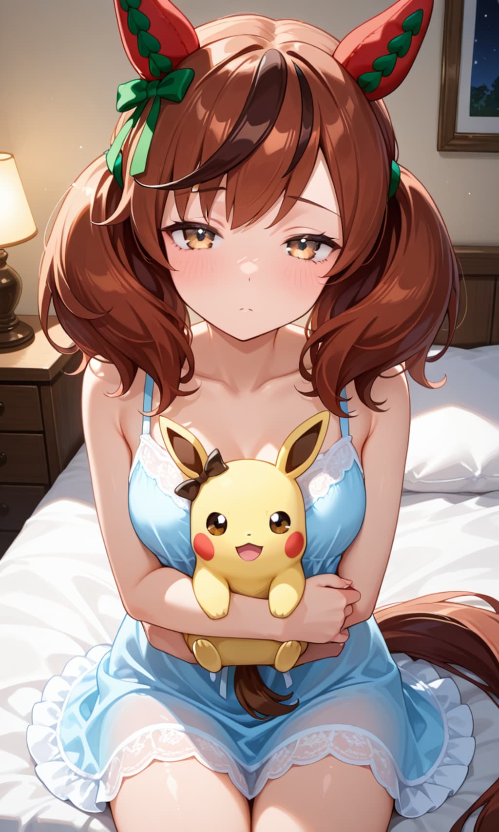 ぬいぐるみがないと寝れないネイチャさん