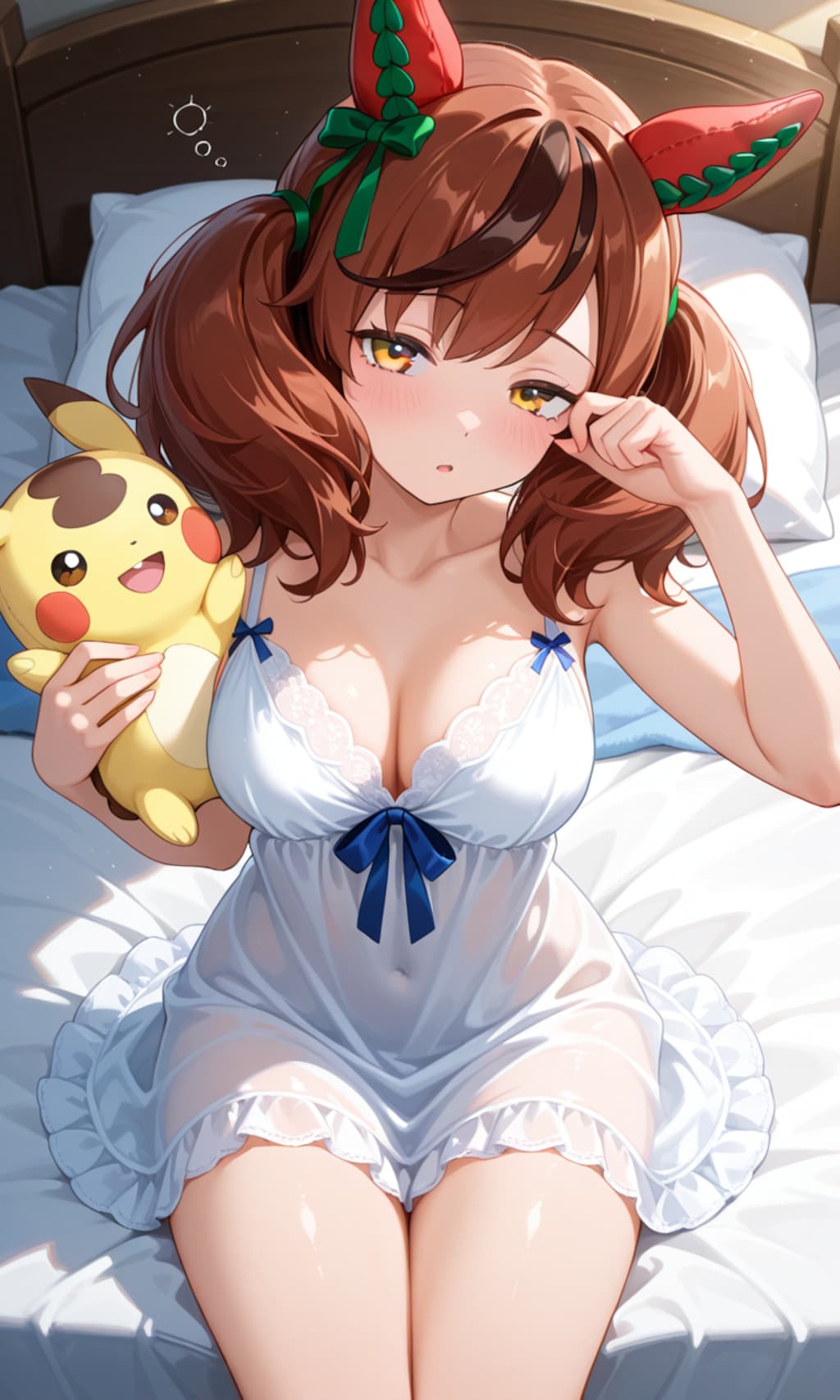 ぬいぐるみがないと寝れないネイチャさん