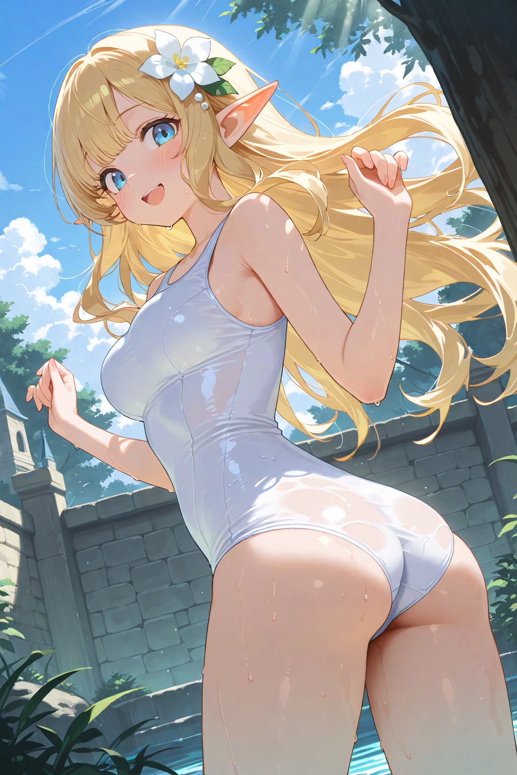 スク水エルフさん