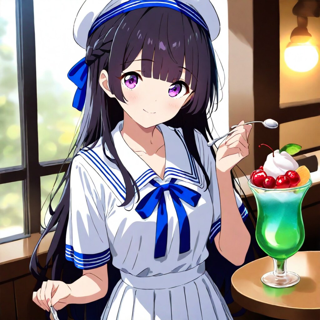 はんぶん食べる？ | の人気AIイラスト・グラビア