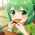 ちよるちゃんに任意焼きを食べてもらいました 5枚目