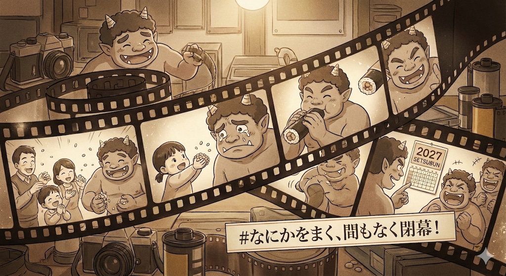 間もなく閉「まく」