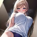 体操着の美少女たち 5枚目